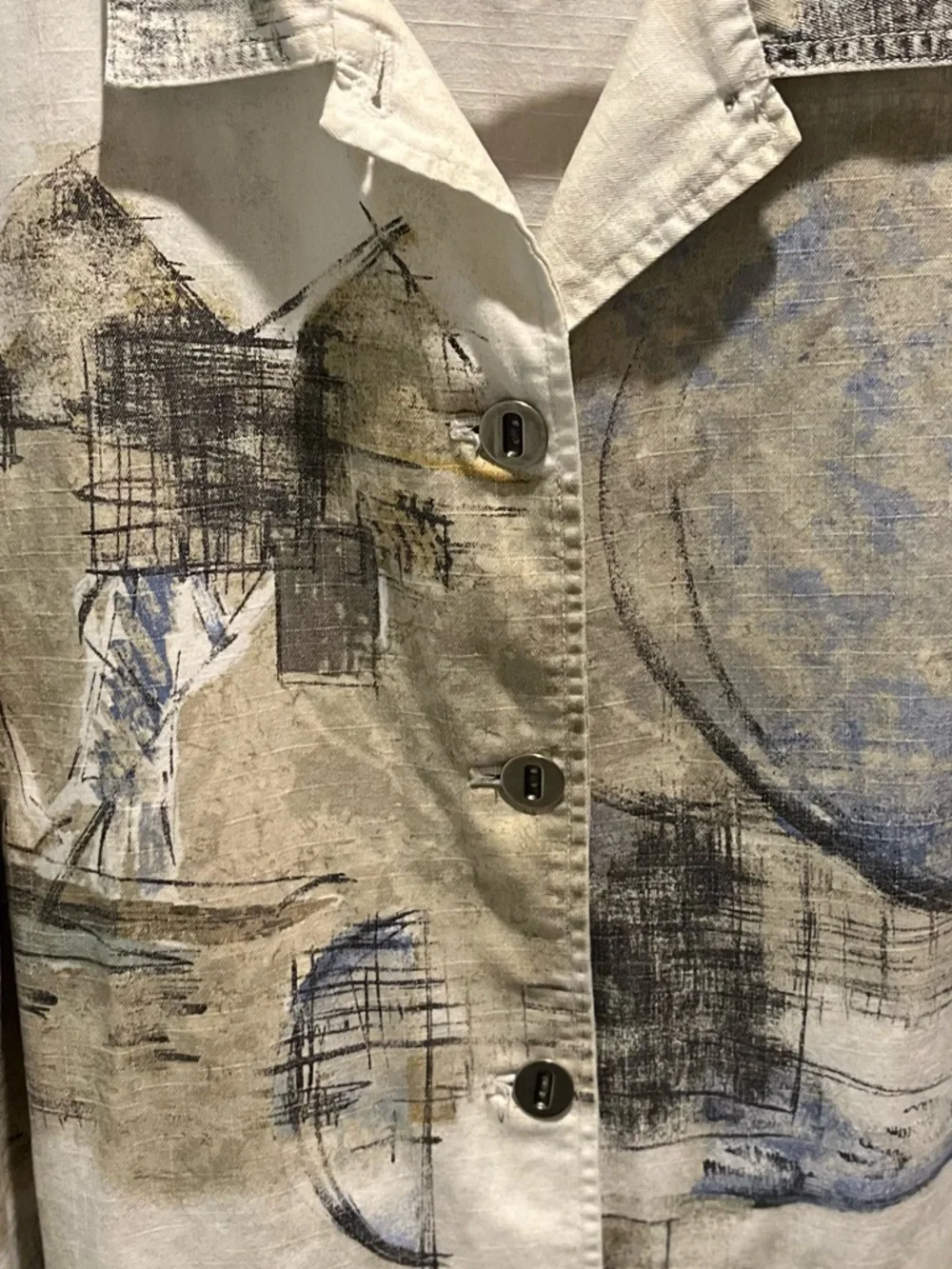 46. WOMENS CHICO’S 3/XL DETAIL JACKET - Picture 3 of 5